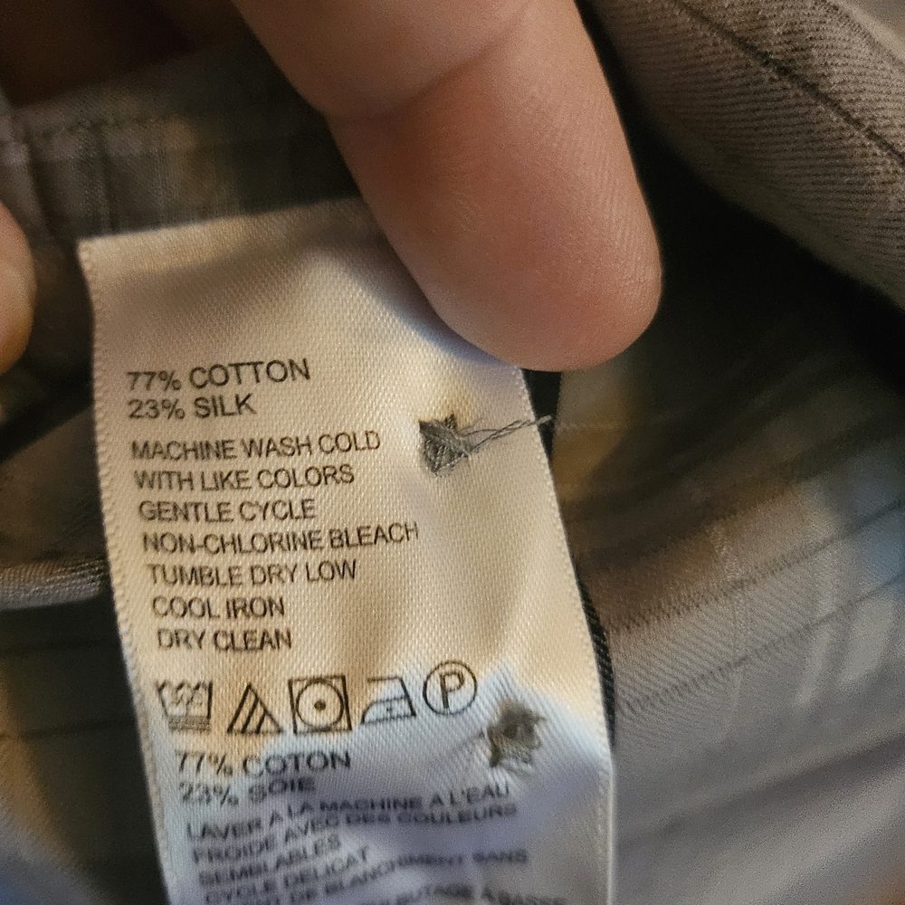 Tommy Bahama Gray Casual Button Down Shirt - Picture 7 of 8